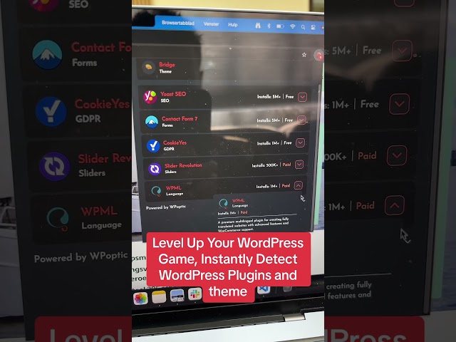 Level Up Your WordPress Game – Instantly Detect Plugins with WPOptic #WPOptic #WordPress #WPPlugins