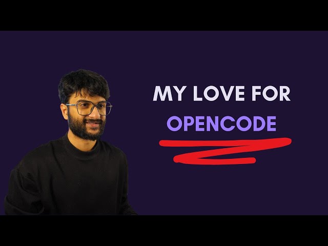 My Love for OpenCode (and why it beats claude code)