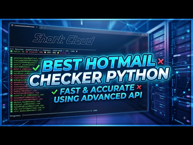 Best Hotmail Checker python 2026 | High CPM & Fast Speed ⚡