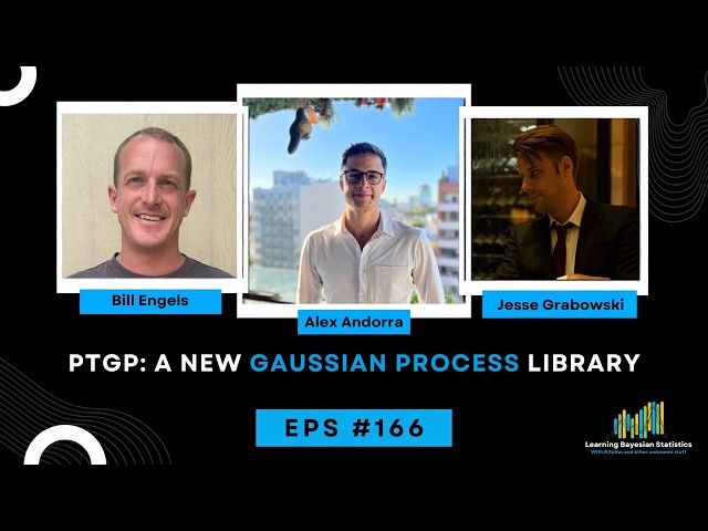 #166 PTGP: A New Gaussian Process Library, with Bill Engels & Jesse Grabowski