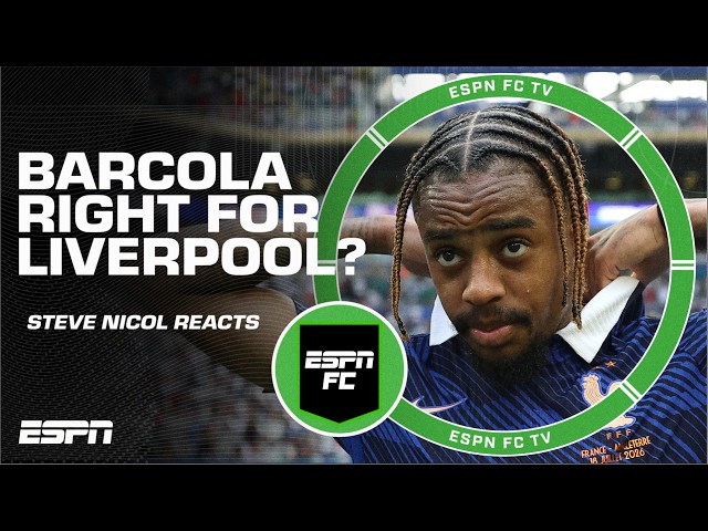 Steve Nicol is SKEPTICAL over Liverpool’s Bradley Barcola transfer rumors | ESPN FC