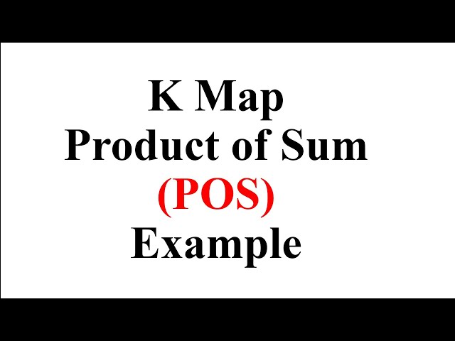 K Map POS example