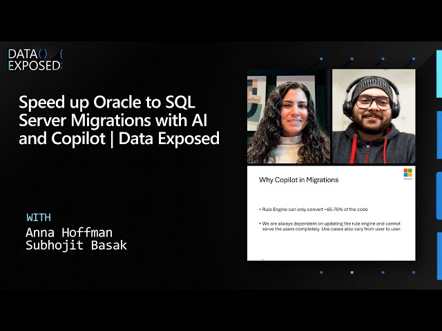 Speed up Oracle to SQL Server Migrations with AI and Copilot | Data Exposed