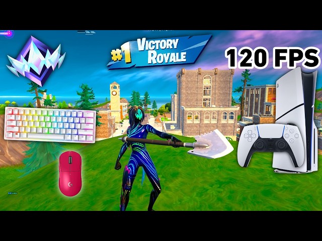Fortnite Unreal Ranked Reload On PS5 Slim | Keyboard & Mouse Gameplay | 120 FPS | 4K