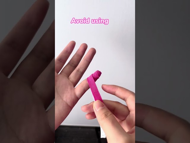 How to tape to stabilize your pinky finger?