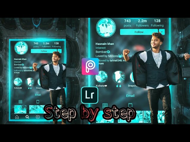 #RahulTech  Instagram Profile photo editing in.... PicsArt||🔥 Instagram background photo editing ||