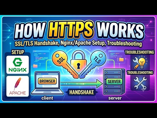 How HTTPS Works: SSL/TLS Handshake, Nginx/Apache Setup & Troubleshooting