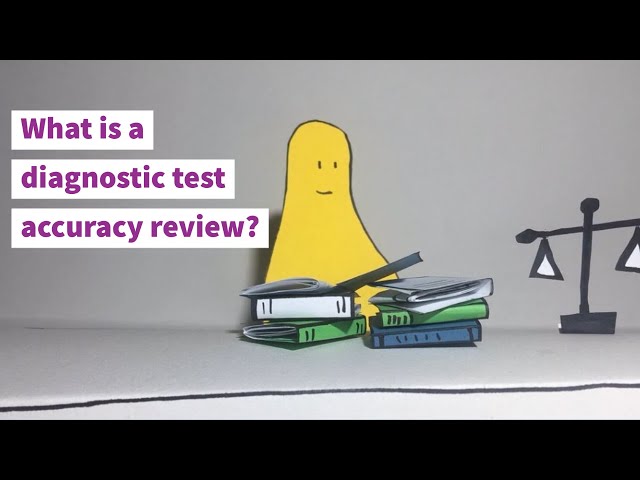 What is a diagnostic test accuracy review?