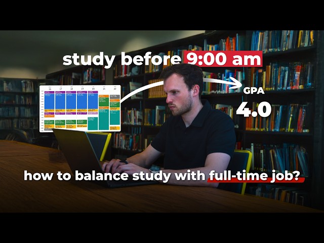 The Working Student's Study Guide (No Burnout, No BS)