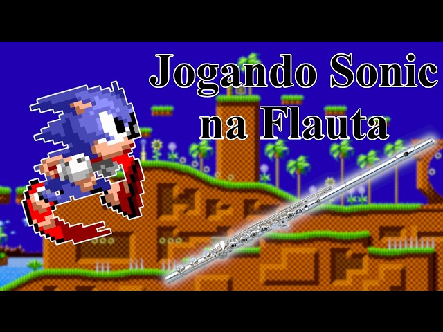 Jogando Sonic the Hedgehog com a Flauta Transversal