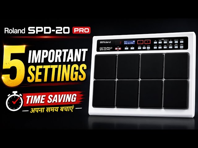 Roland SPD20 Pro | Features & Functions | Octapad Important Lessons | Tutorial || #roland #spd20pro