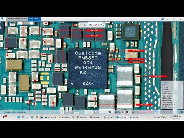 Samsung S22+ 5G Dead Solution | Input Output Voltages & Power Line Diagnosis