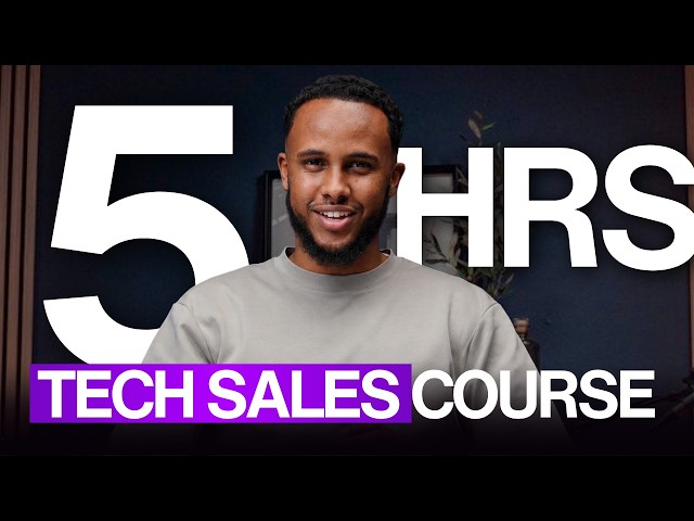 How To Break Into Tech Sales In 2026 (Full Beginners Tech Sales Course)