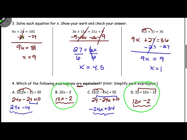 MSA UNIT TEST REVIEW