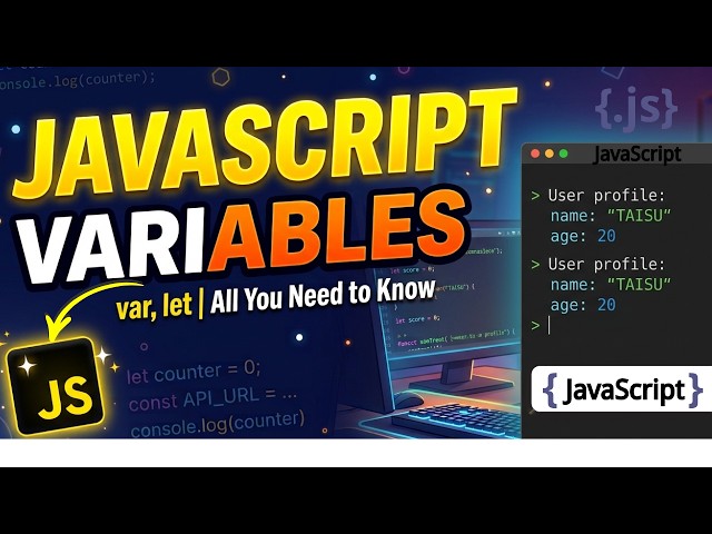 JavaScript Variable Tutorial For Beginners | Let Keyword Explained 