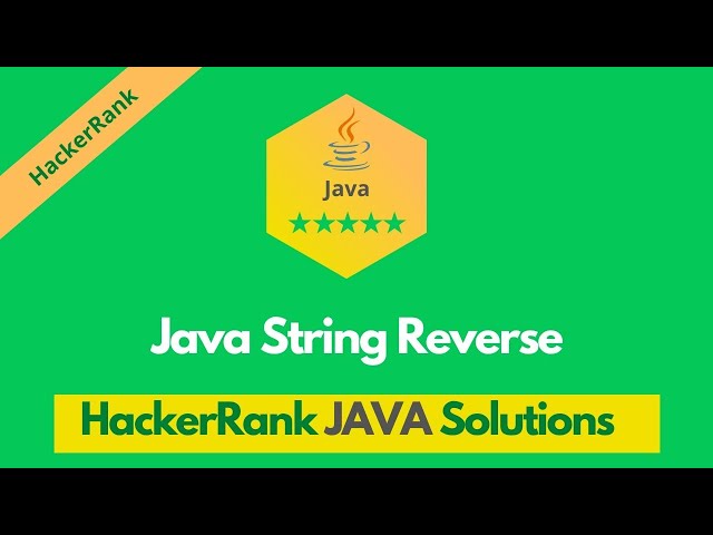 HackerRank Java String Reverse problem solution in Java | Java solutions | Programmingoneonone
