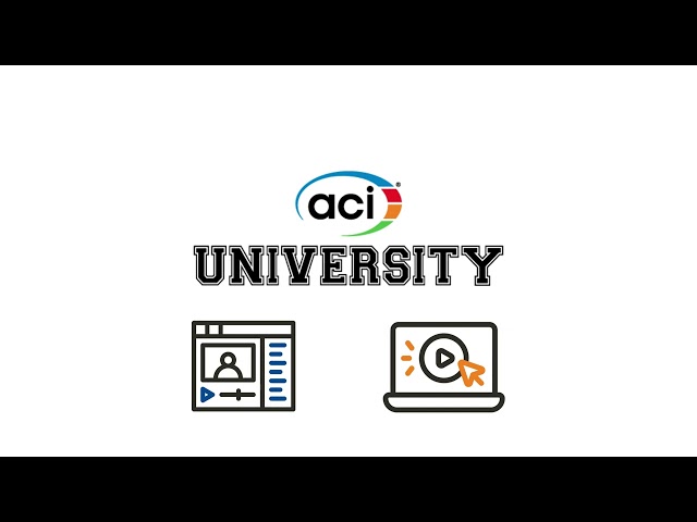 How to use the new ACI University