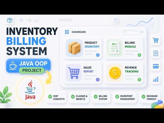 💼📦 Inventory Billing System Using Java OOP | Complete Java Project for Beginners & Students