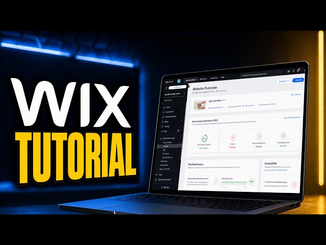 Wix Tutorial | How to Set Up and Customize Your Website (Step-by-Step for Beginners)