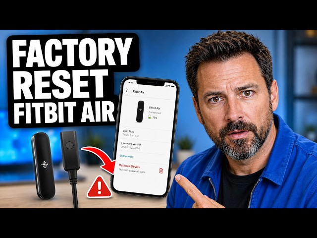 How to Factory Reset Google Fitbit Air (Hard Reset & Erase All Data)