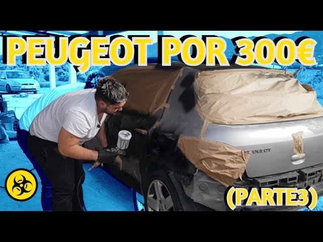 🔴PEUGEOT POR 300€// IMPRIMAMOS, RESTAURAMOS PARAGOLPES + LIMPIEZA DE INTERIOR Y LLEGAN LOS ASIENTOS