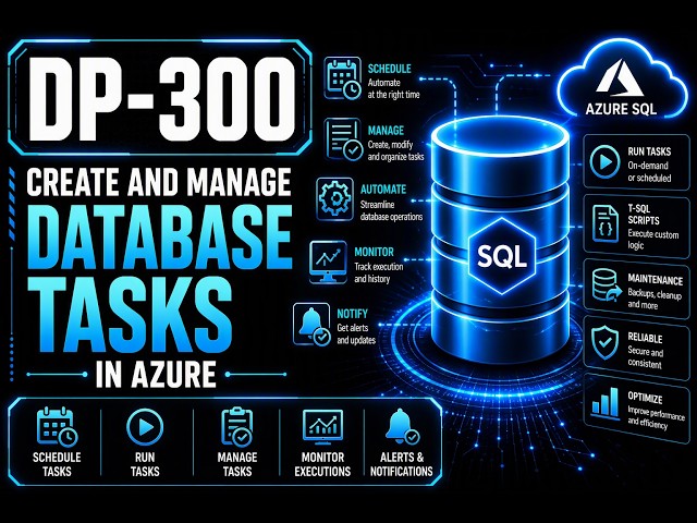 Create and Manage Database Tasks in Azure (DP-300)