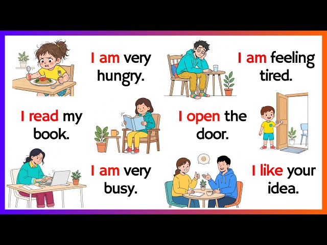 Speak English With Kids | Spoken English for kids | Daily Use English Sentences | Learn English