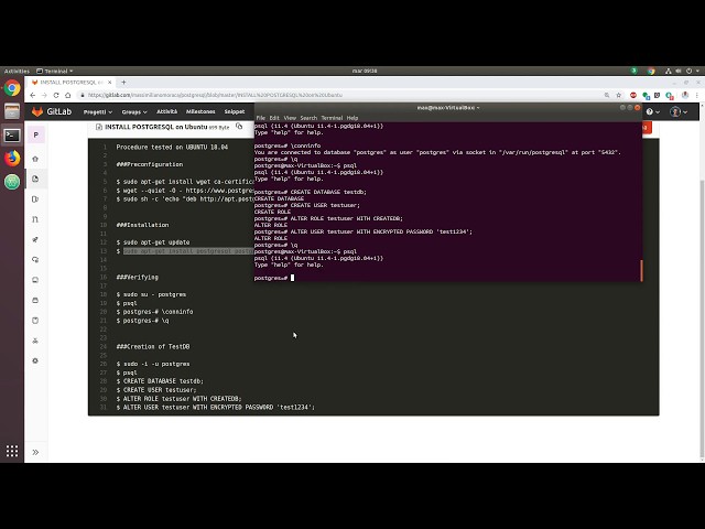 Install PostgreSQL on Ubuntu