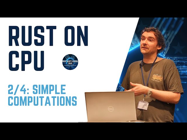 Rust on CPU 2/4: Simple computations