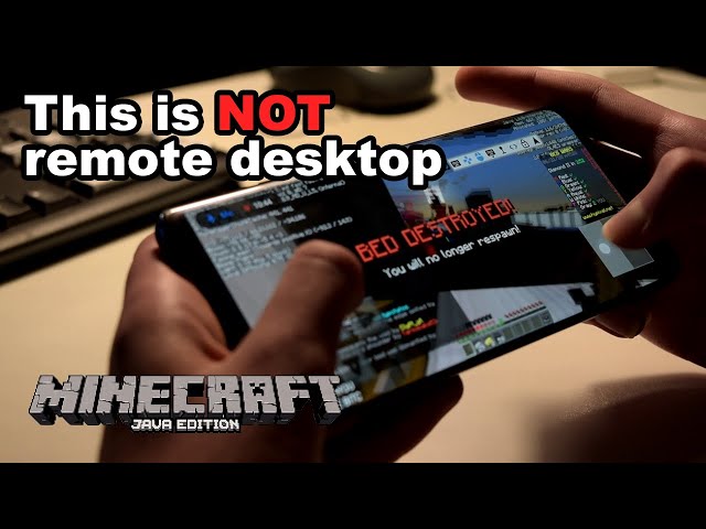 How I got Minecraft Java running on Android...