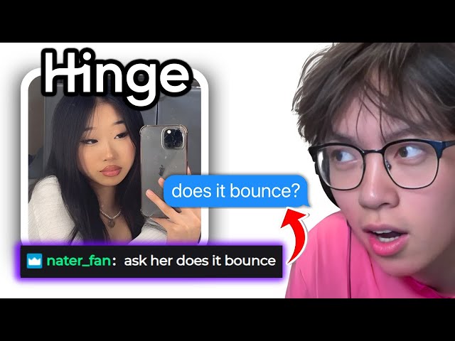 Hinge, but i copy ANYTHING chat says