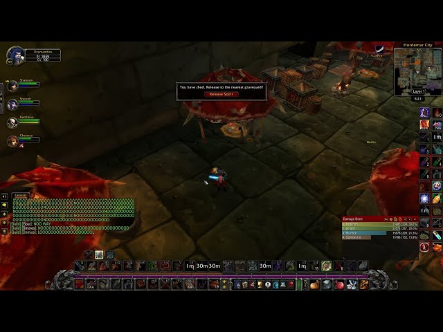 My hardcore warrior death
