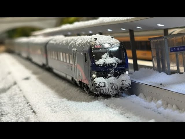 Modelleisenbahn H0 - Frohe Weihnachten mit Sandra, Michael, Babsi und Hans aus Bernhardsdorf!!