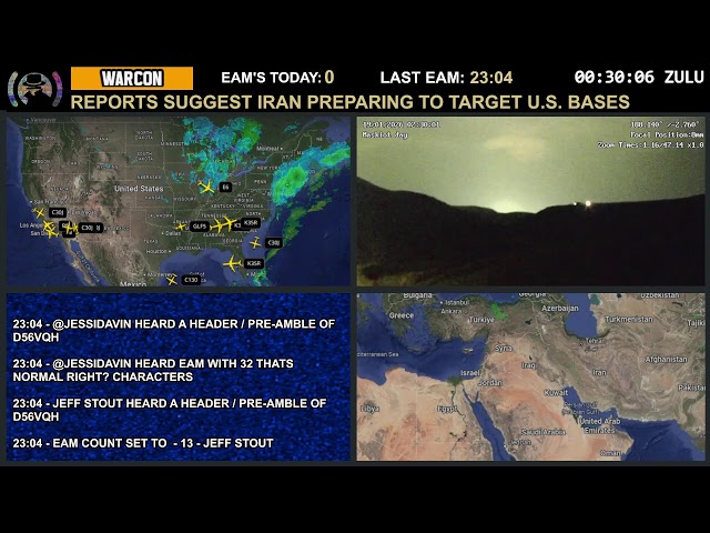 BREAKING: U.S. Carrier Fleet Moves into Strike Range of Iran | Military Radio | Flights | 24/7