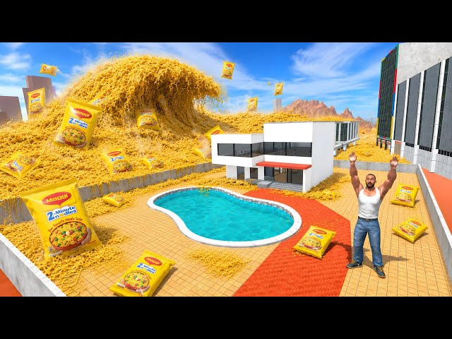 Franklin’s House in a Maggi Tsunami - INDIAN BIKE DRIVING 3D
