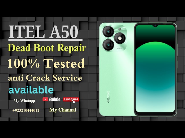 Itel A50 Dead Boot Repair | Flash File | Firmware | 2026 I.T Mobile Point