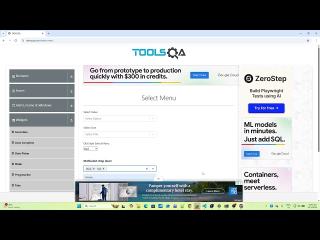TypeScript Playwright Framework 04i – Migrating Selenium Select Tests to Playwright