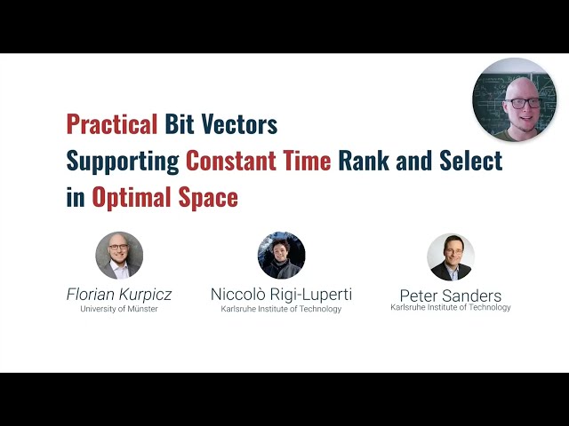 Practical Bit Vectors Supporting Constant Time Rank and Select in Optimal Space