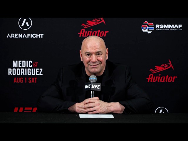Dana White Post-Fight Press Conference | UFC Belgrade