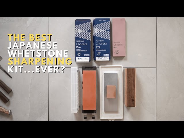 The Best Japanese Whetstone Sharpening Kit Ever Created | How to Sharpen a Knife with a Whetstone