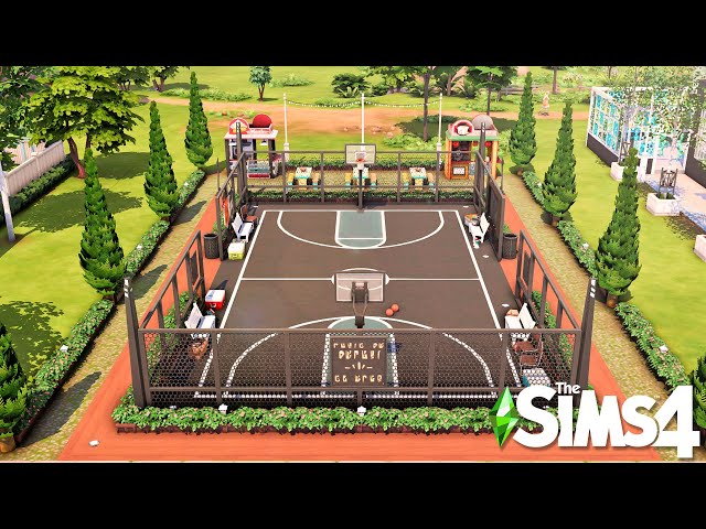 Newcrest Basketball Court 🏀🧺 | NO CC | The Sims 4 Speed Build