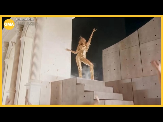 Tate McRae's 'gold dip' goes viral
