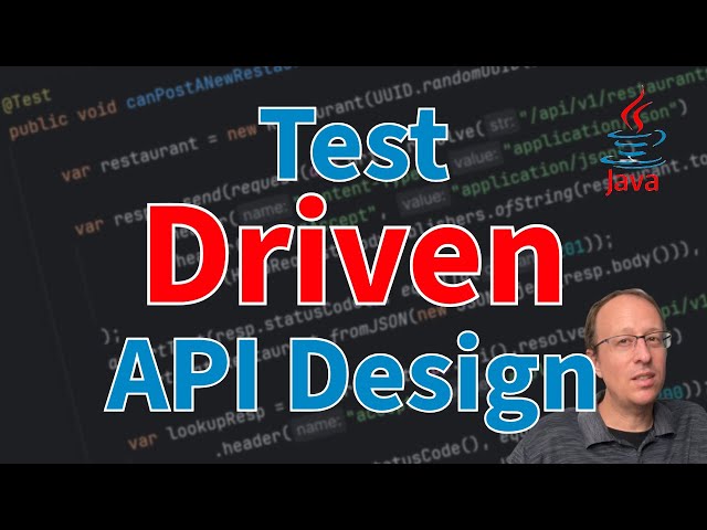 Test Driven Api Design in Java