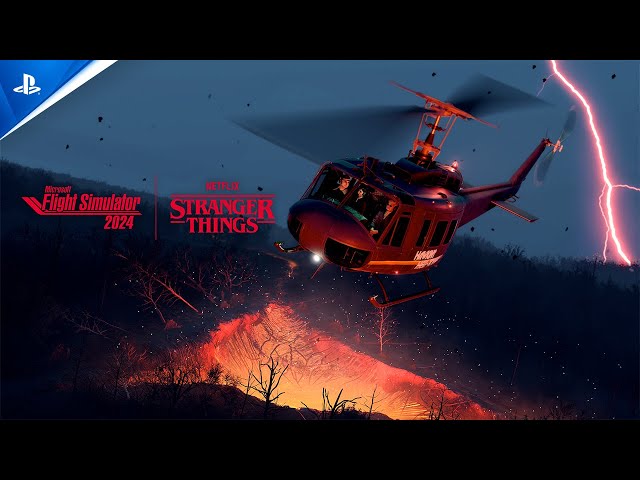 Microsoft Flight Simulator 2024 - Stranger Things Expansion Trailer | PS5 Games