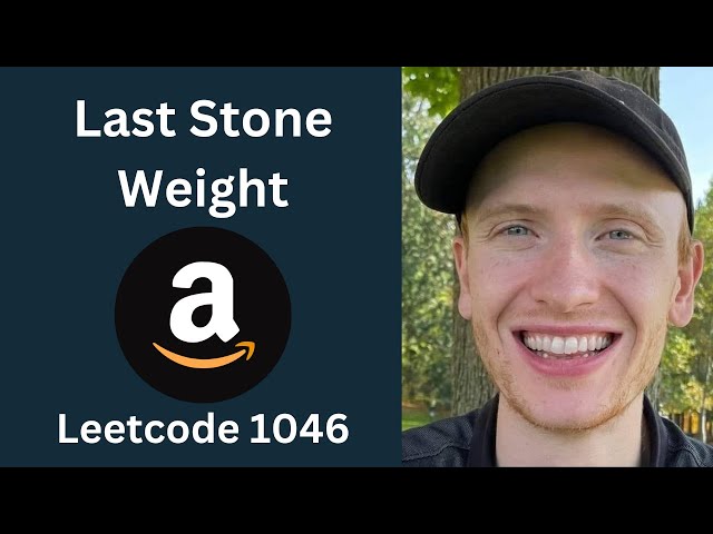 Last Stone Weight - Leetcode 1046 - Heaps (Python)