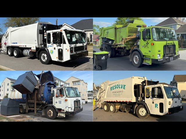 Myrtle Beach Garbage Trucks • 20 Minute Garbage Truck Compilation