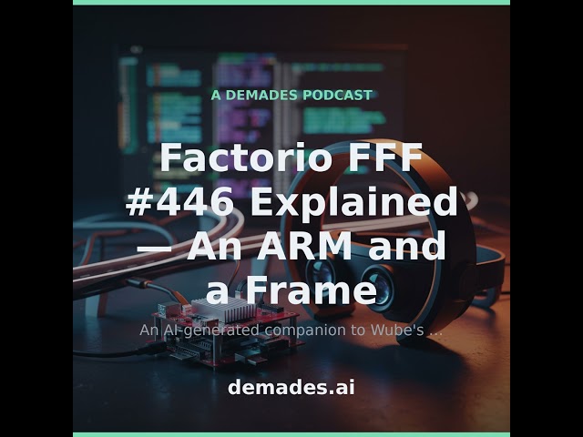 Factorio FFF #446 Explained — An ARM and a Frame