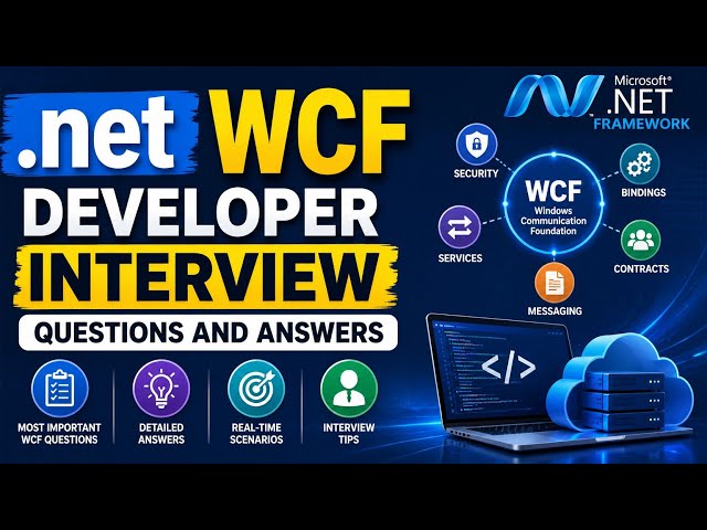 .NET WCF Developer Interview Questions and Answers | Advanced WCF Interview Preparation 2026