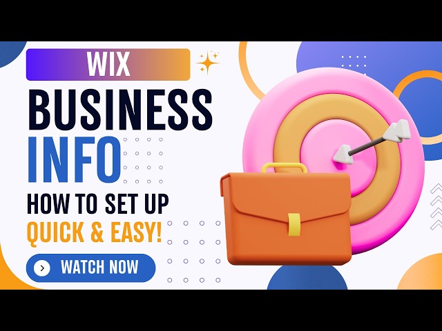 Set Up Your Site Business Info Quickly and Easily!