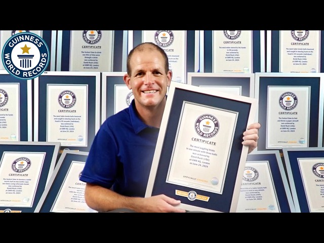 David Rush, The Man Who Loves To Break Records | Guinness World Records